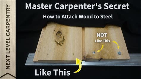 attach wood to sheet metal|attaching wood to metal container.